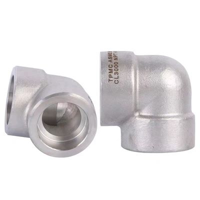 THREADED WZ ANSI B16.11 geschmiedete Rohrverbindungen 45° 90° SW Ellenbogen Steckdose Schweißbeugung