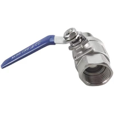 Edelstahl 304 316 2PC Kugelventil NPT/BSP-Draht 1/4''-4.0' Verbindung Vinyl-Handgriff Abdeckung