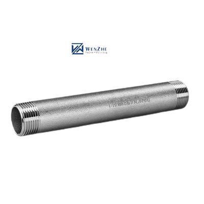 Schmiede aus Edelstahl 304 316 316L Männlich nahtloser Rohr Doppeldraht Fass Nippel 1" DN25 NPT BSPT