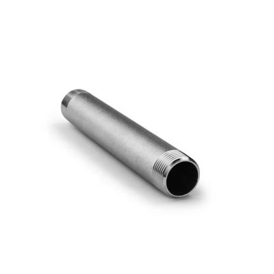 Schmiede aus Edelstahl 304 316 316L Männlich nahtloser Rohr Doppeldraht Fass Nippel 1" DN25 NPT BSPT