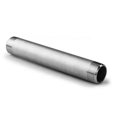 Schmiede aus Edelstahl 304 316 316L Männlich nahtloser Rohr Doppeldraht Fass Nippel 1" DN25 NPT BSPT