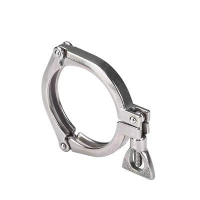 Zusammengepasste Unterstützung Drei Stück Klammer Ferrule Edelstahl 304 316 316L DIN SMS 3A