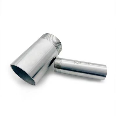 50 mm Lang SS304 NPT Einzel Nippel für 201 304 316 Silberguss Edelstahl