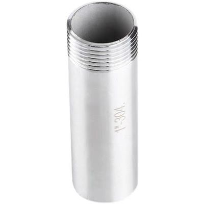 50 mm Lang SS304 NPT Einzel Nippel für 201 304 316 Silberguss Edelstahl