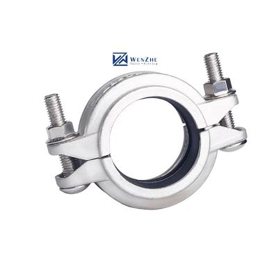 Schmiede Edelstahl 304 316 316L Hochdruck-Groove-Rohr-Gelenkklemme 1"-4" DN25-DN100