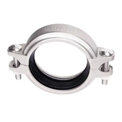 Schmiede Edelstahl 304 316 316L Hochdruck-Groove-Rohr-Gelenkklemme 1"-4" DN25-DN100