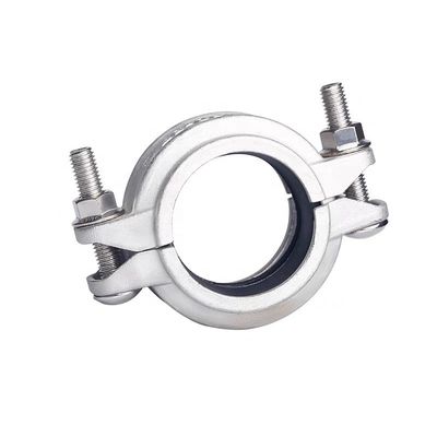 Schmiede Edelstahl 304 316 316L Hochdruck-Groove-Rohr-Gelenkklemme 1"-4" DN25-DN100