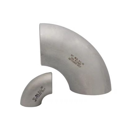 Edelstahl 304 316 316L 90° Butt geschweißte Ellbogenverbindung 1-4" DN25-DN100