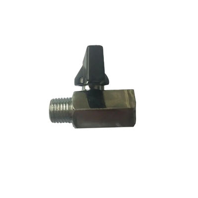 Mini-Brass-Kugelventil BSP Männlich bis weiblich Kleines Abschaltventil 1/8" für allgemeine Zwecke