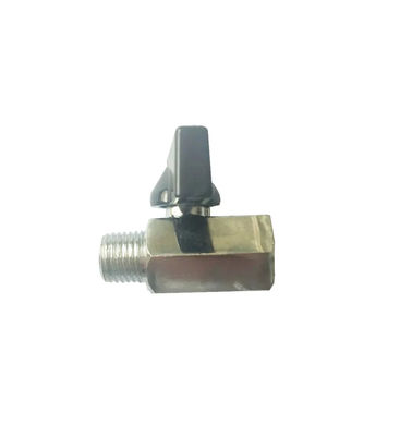 Mini-Brass-Kugelventil BSP Männlich bis weiblich Kleines Abschaltventil 1/8" für allgemeine Zwecke