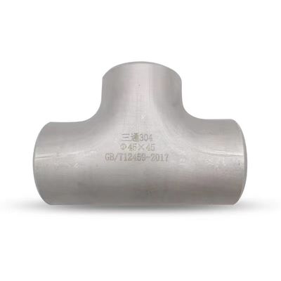 "-4" DN25-DN100 geschmiedetem Edelstahl 304 316 Runder Tee Schweißen SCH40S ASTM B423 825 ASTM B16.9