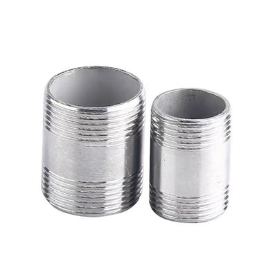 WZ 1/8"-4" Edelstahl 201 301 316 NPT BSP Gießrohrverbindung NIPPLE Steckverbinder