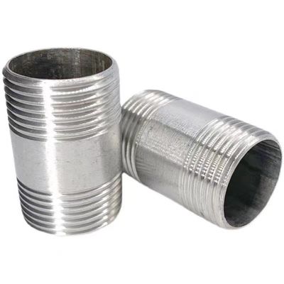 WZ 1/8"-4" Edelstahl 201 301 316 NPT BSP Gießrohrverbindung NIPPLE Steckverbinder