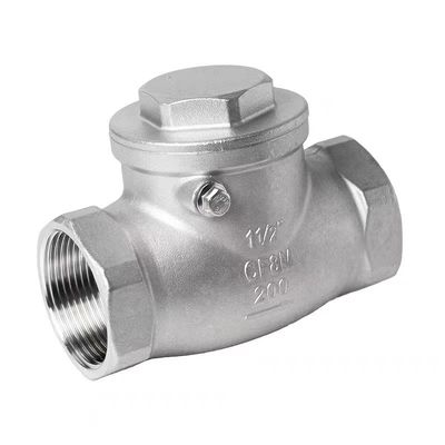 WZ SS 304 316 CF8 CF8M Zylindrisches Schwingungscheckventil ohne Rückkehr 200WOG 1/2"-4" gleich