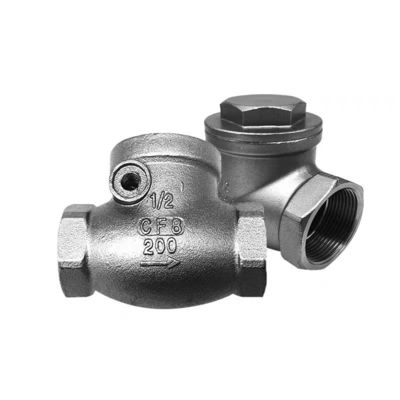 WZ SS 304 316 CF8 CF8M Zylindrisches Schwingungscheckventil ohne Rückkehr 200WOG 1/2"-4" gleich