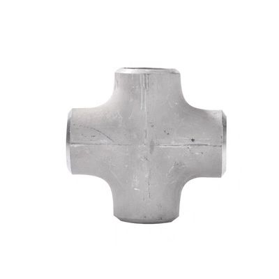 Edelstahl SCH40S Butt-Schweiß-Rohr Anbringung 4 Wege Querschnittstecker 1"-4" DN25-DN100
