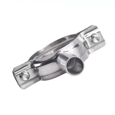Rundkopfcode SS201304 Edelstahlrohr-Hängeklammer 45 mm Länge mit Polieren