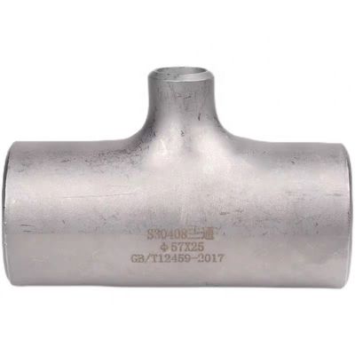 304 316 316L Edelstahl gerade Tee geschmiedet Sch40 Rohrbefestigung Ellenbogen für allgemeine