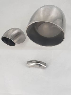 Gießerei Sanitärstahl 304 316L Tri-Clamp Schnellinstallation und Schweiß Ellenbogen 90 Grad Rohrbefestigung