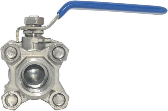 Rundkopf Kugelventil 1/2 Zoll NPT Gewinde aus Edelstahl 304 weiblich 3 Stück Vollport