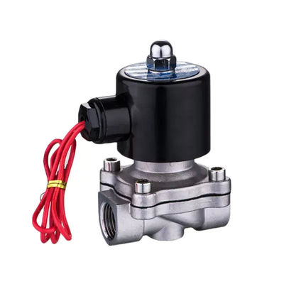 DC12V AC220V Edelstahl-Wassergas-Solenoidventil 2-Wege Normal geschlossenes Miniventil