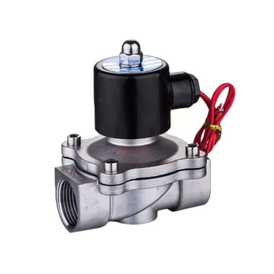 DC12V AC220V Edelstahl-Wassergas-Solenoidventil 2-Wege Normal geschlossenes Miniventil