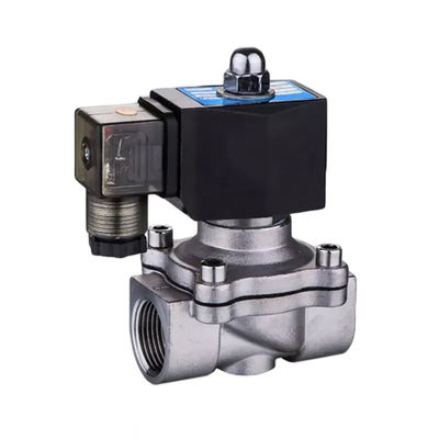 DC12V AC220V Edelstahl-Wassergas-Solenoidventil 2-Wege Normal geschlossenes Miniventil