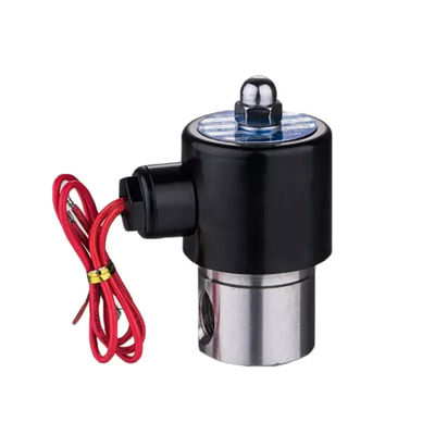 DC12V AC220V Edelstahl-Wassergas-Solenoidventil 2-Wege Normal geschlossenes Miniventil