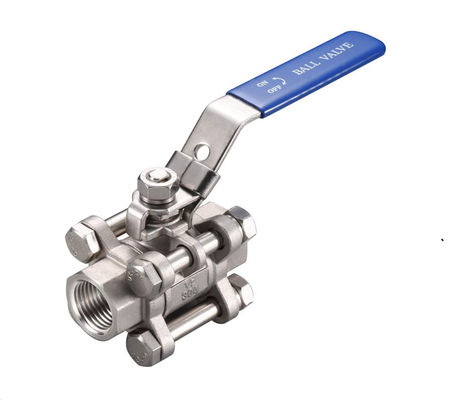Cowin Brewing 1''-8'' 3PC Kugelventil aus Edelstahl 304 NPT mit Gewinde für Ölgas und Wasser
