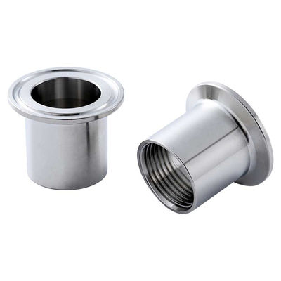 Spiegel poliert 304 316L Edelstahl Sanitär Tri Clamp Weibliche Schnur Rohr Anpassung Adapter