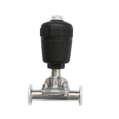 Gießen WZ Lebensmittelqualität aseptische Pneumatisch betätigte Tank Boden 2''Sanitär Tri-Klemm Diaphragmaventil 1/8' '-4