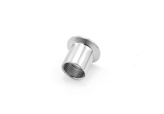 Spiegel poliert 304 316L Edelstahl Sanitär Tri Clamp Weibliche Schnur Rohr Anpassung Adapter