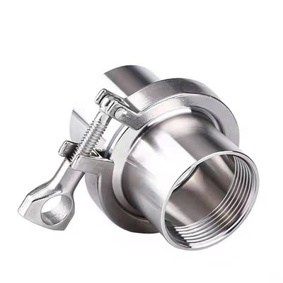 Zylindrische Kopfkode WZ SS 304 316 Tri-Clamp Schnellanschluss Sanitärrohr-Clamp-Set
