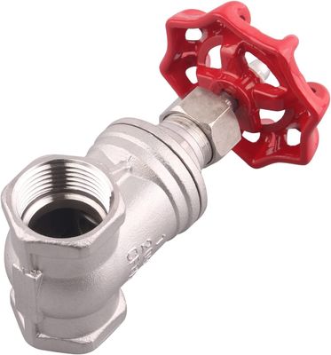 1 "-8" angepasstes Stützwerk Schwerlast-Edelstahl-Gitterventil weiblich x weiblich