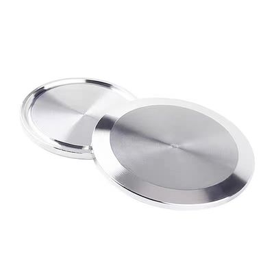 WZ 304 316L Edelstahl Sanitär Tri-Clamps Tube Deckel Endkappe Blindplattenklemme Festblind-Ferrule
