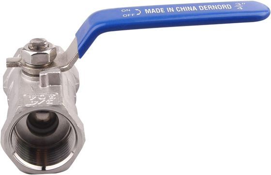 Individuelles Kugelventil aus Edelstahl 1PC Typ NPT Standard Port für Wasseröl und Gas