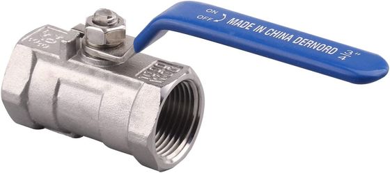 Individuelles Kugelventil aus Edelstahl 1PC Typ NPT Standard Port für Wasseröl und Gas