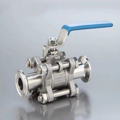 ISO9001-zertifiziertes Sanitär-Edelstahl-Kugelventil 304/316L