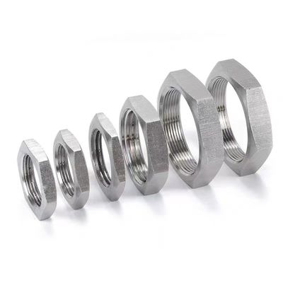 1/4''-4.0' NPT BSP BSPT WZ SS 201 304 316 Kleines rundes Gewindehexagon dünne Nusswurzel