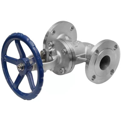 Leicht-/Mittellast-Globeventil aus Edelstahl 304 mit 2"-API-Flanze und manueller Steuerung