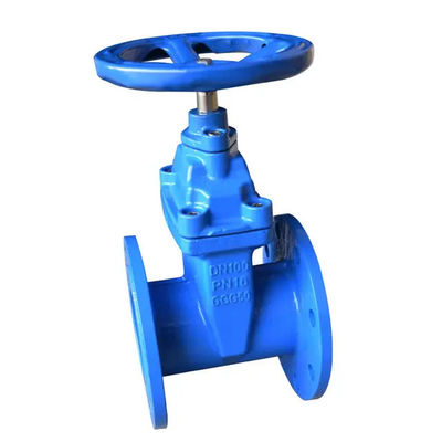 DN150 Wasserflansch-Gatterventil PN16 aus Gusseisenstandard mit Edelstahl 301/304/316