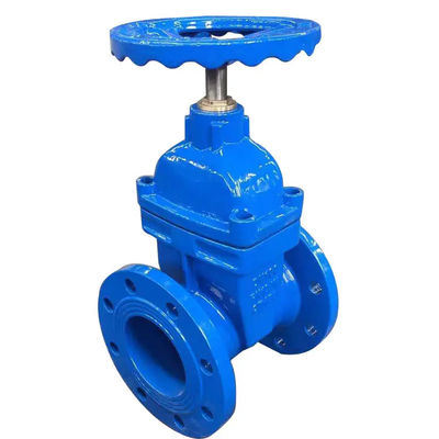 DN150 Wasserflansch-Gatterventil PN16 aus Gusseisenstandard mit Edelstahl 301/304/316