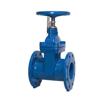 DN150 Wasserflansch-Gatterventil PN16 aus Gusseisenstandard mit Edelstahl 301/304/316