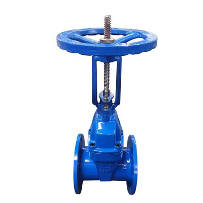 DN150 Wasserflansch-Gatterventil PN16 aus Gusseisenstandard mit Edelstahl 301/304/316
