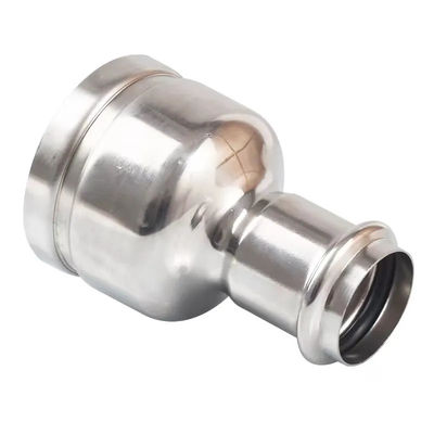 1'-8'' Edelstahl 304 Pressbefestigung mit weiblicher Verbindung