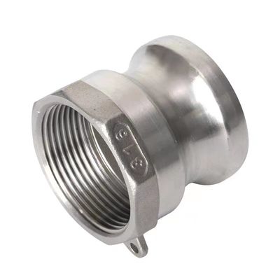 Gleichwertige WZ SS 304 316 A-Typen Silber-Camlock-Kopplungsadapter für NPT BSP Quick Connect