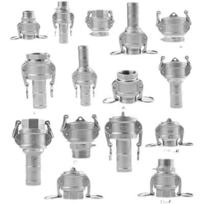Gleichwertige WZ SS 304 316 A-Typen Silber-Camlock-Kopplungsadapter für NPT BSP Quick Connect