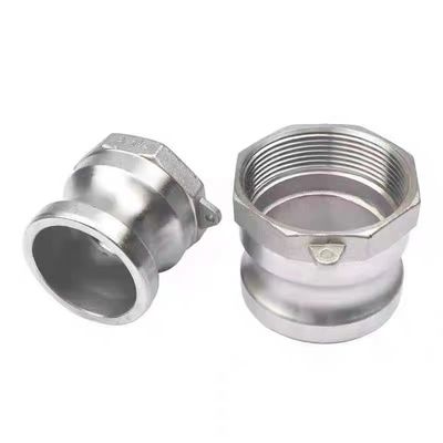 Gleichwertige WZ SS 304 316 A-Typen Silber-Camlock-Kopplungsadapter für NPT BSP Quick Connect