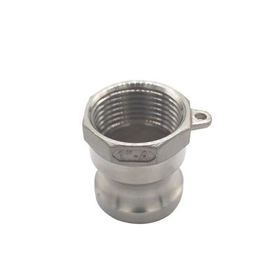 Gleichwertige WZ SS 304 316 A-Typen Silber-Camlock-Kopplungsadapter für NPT BSP Quick Connect
