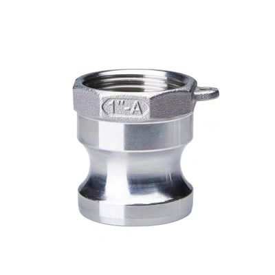 Gleichwertige WZ SS 304 316 A-Typen Silber-Camlock-Kopplungsadapter für NPT BSP Quick Connect